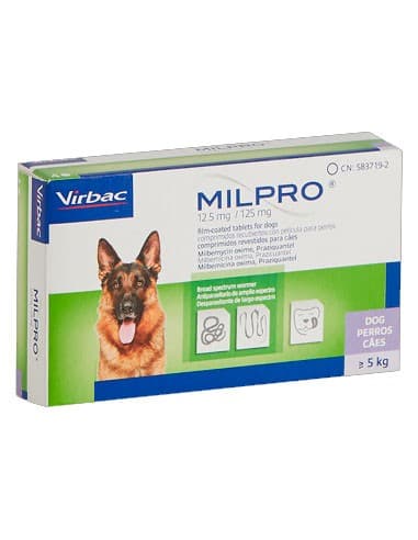 Milpro gatos (mayor a 2 kg) x 2 comprimidos