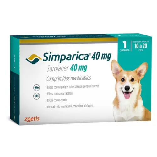 Simparica 1 comprimido (10 a 20 kg)