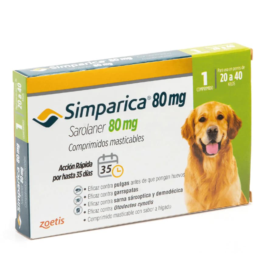 Simparica 1 comprimido (20 a 40 kg)