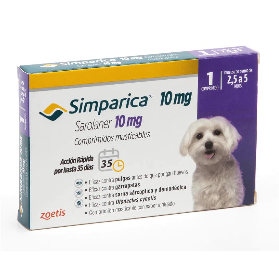 Simparica 1 comprimido (2,5 a 5 kg)
